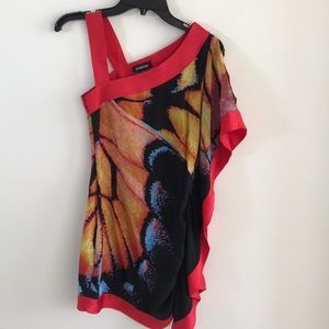 Flowing Bebe cocktail dress